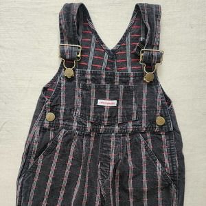 Vintage Cutecumber Black Pattern Overalls 2t